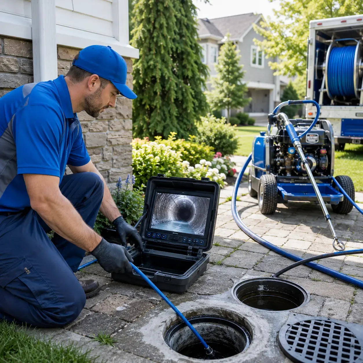 Outdoor drain cleaning professionals serving Radom, IL